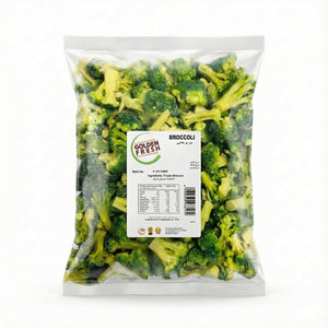 IQF Frozen Broccoli 10kg Carton (2.5kg x 4) | Golden Fresh