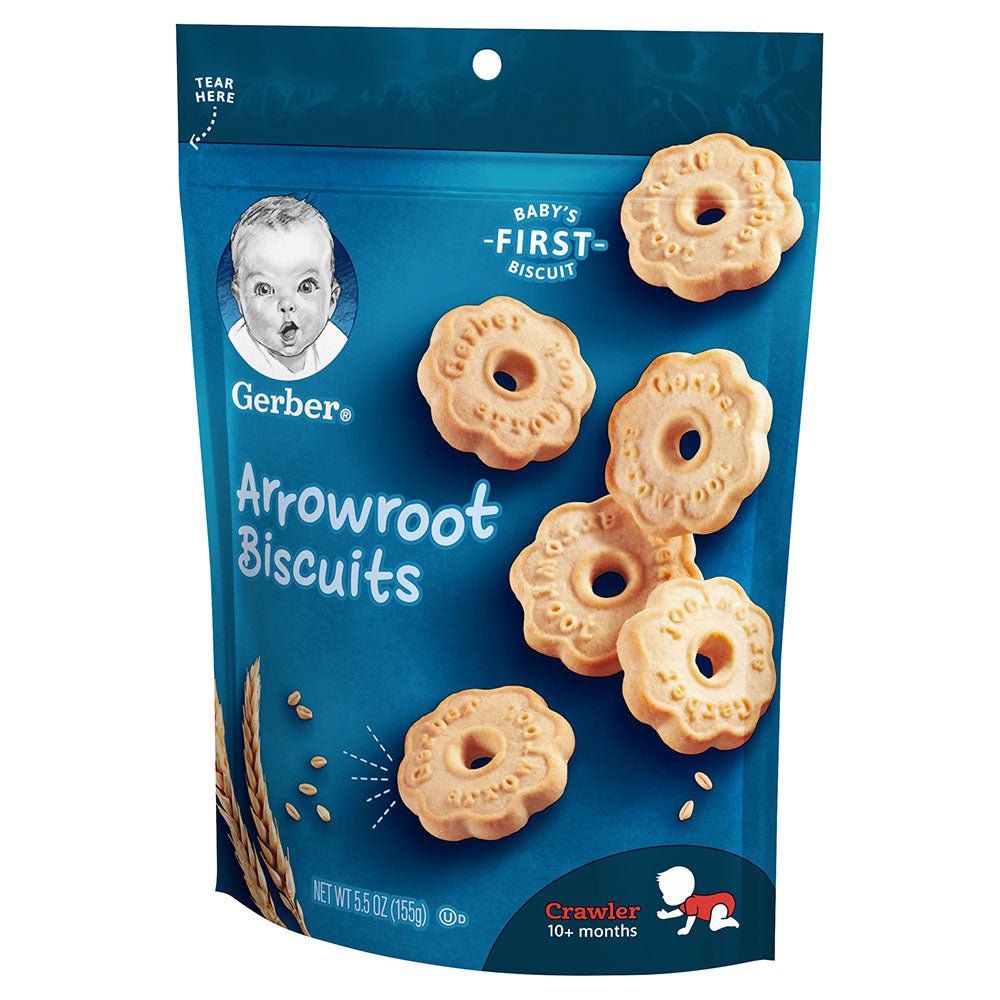 Gerber Biscuits Arrowroot Pouch 155 g