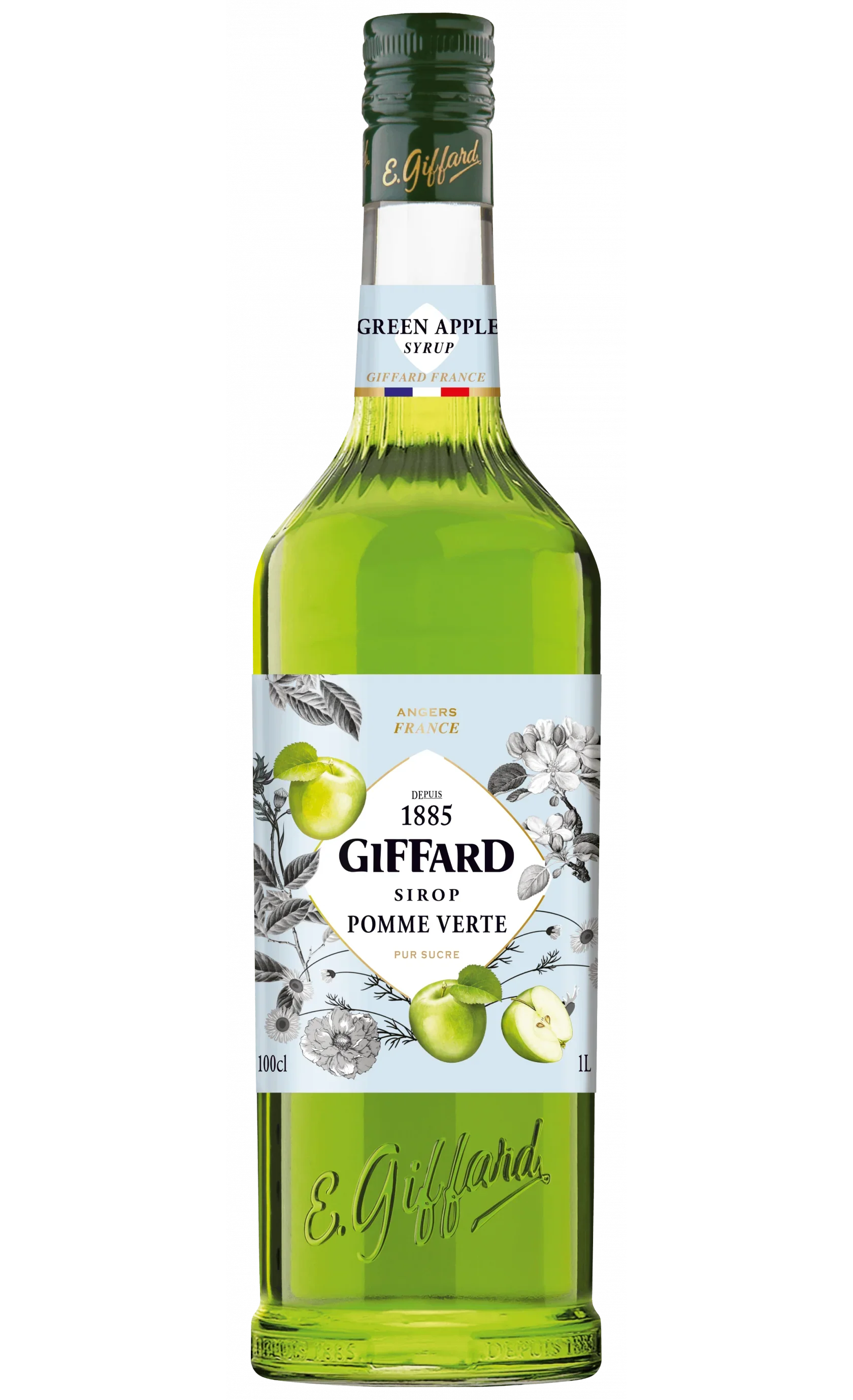 Giffard Green Apple Syrup 1L