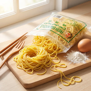 XI SHI Fresh Yellow Egg Noodles - 5 kg