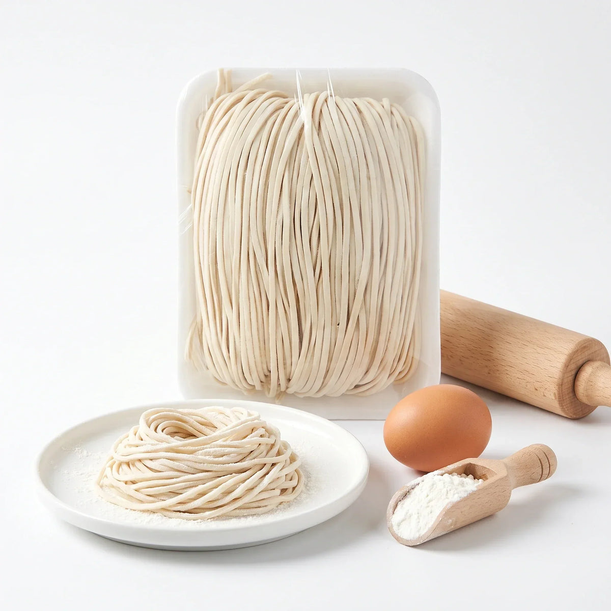 XI SHI Fresh Wheat Noodles - 3 Pkt