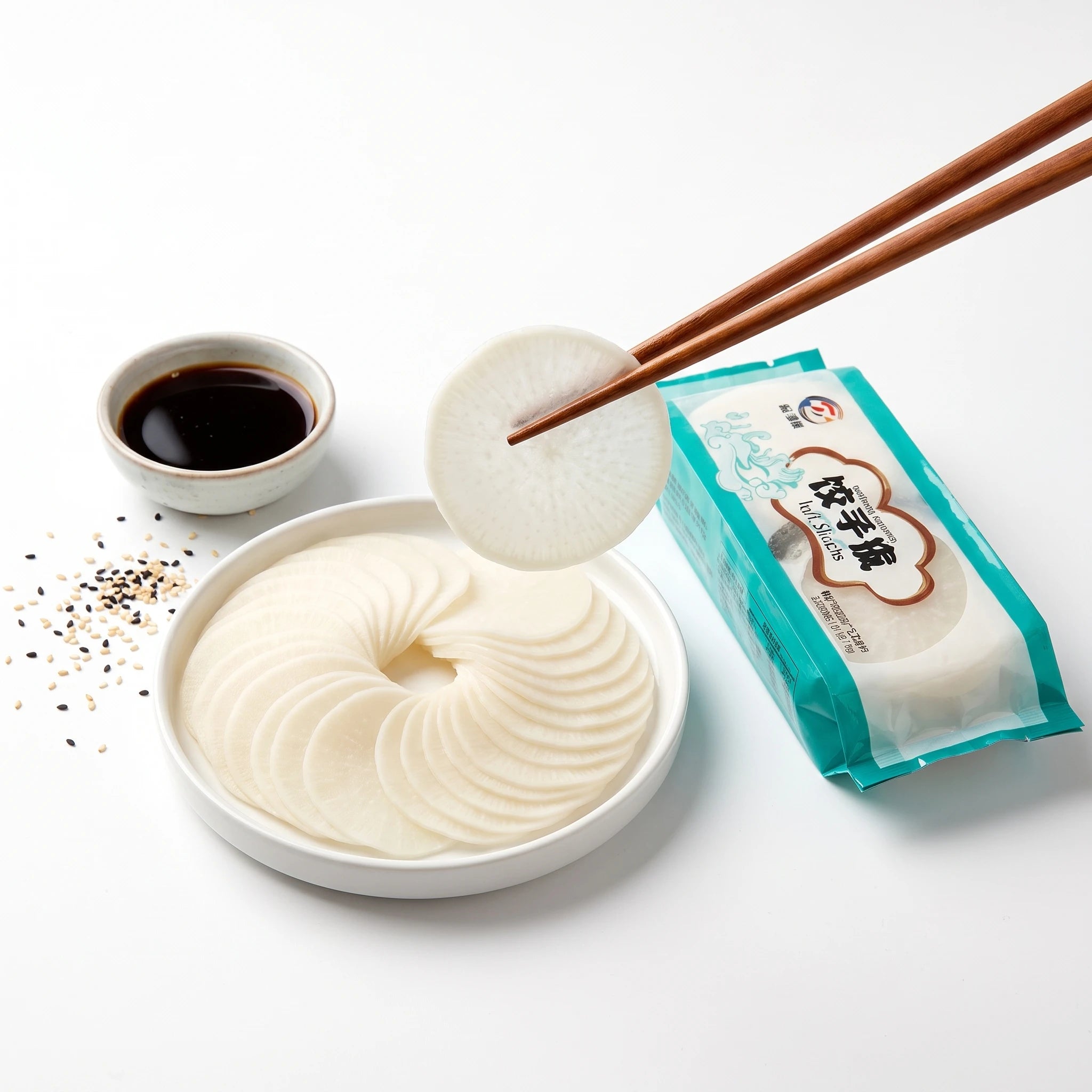 XI SHI Wonton Skin White (Round) 10