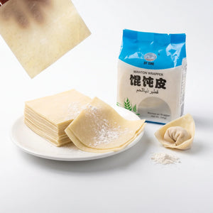 XI SHI Square White Wonton Wrappers - 5 pkt