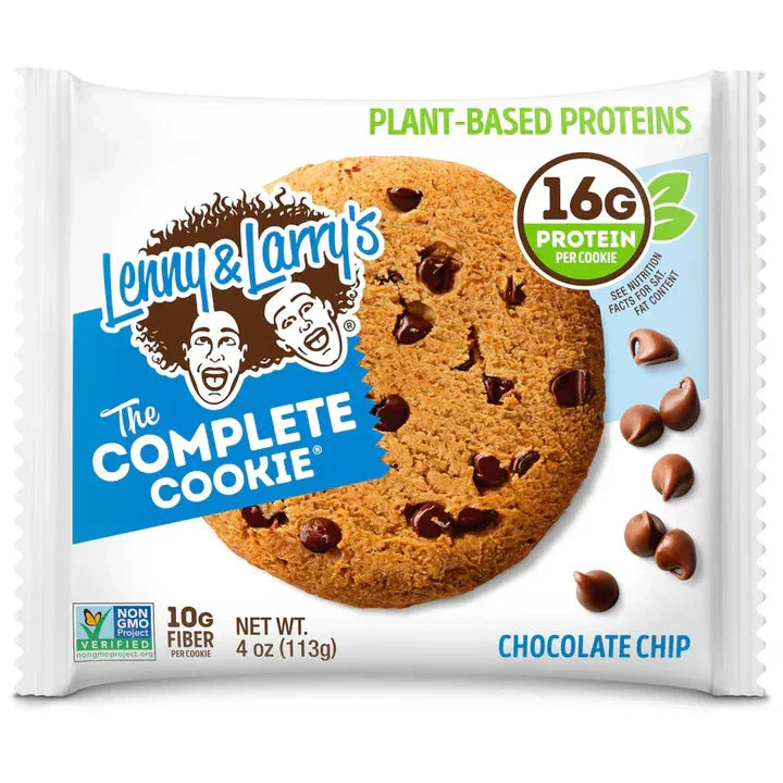 Lenny & Larry's The Complete Cookie chocolate chip plant-based protein cookie on iPlantBased UAE