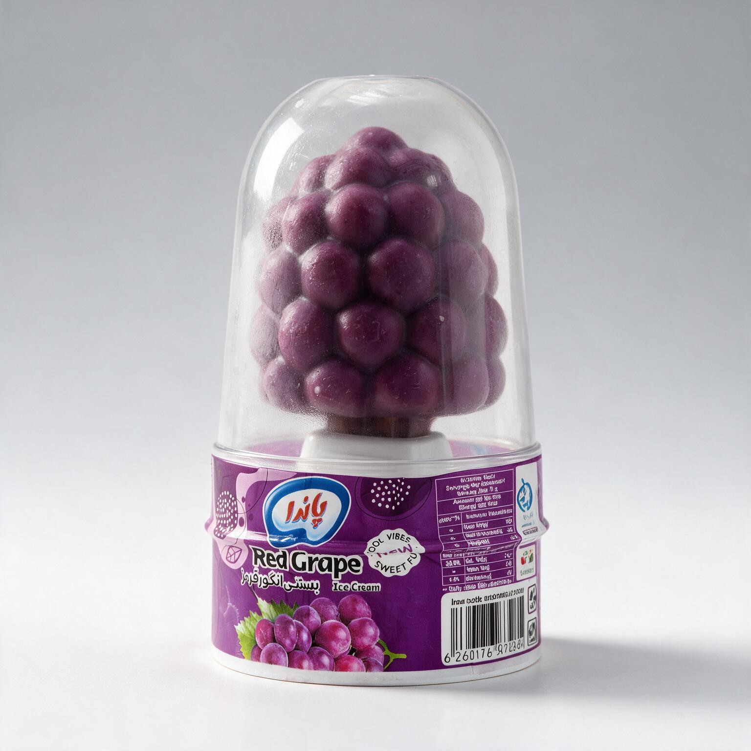 Red Grape 3D Ice Cream | Panda