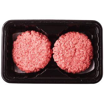 Frozen Seasoned Beef Burgers (125 g Pcs) 4 pcs 500 g