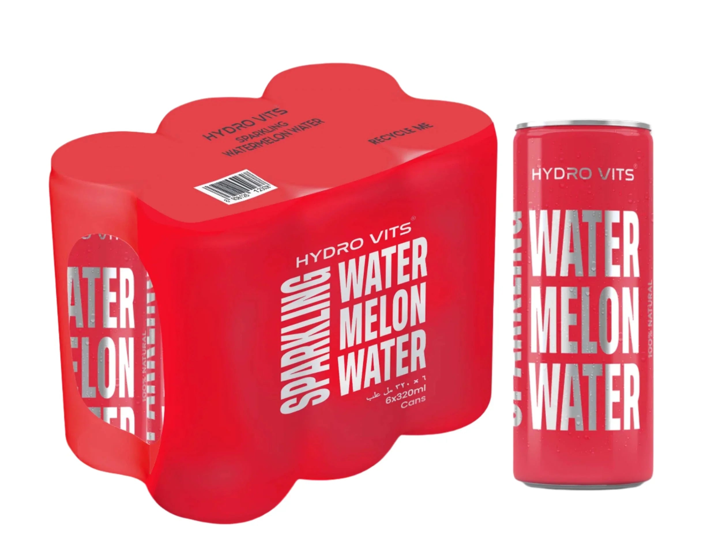 Hydro Vits Sparkling Watermelon Juice 6 x 320ml Case