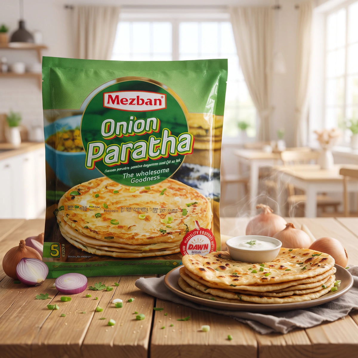 Onion Paratha (5pc) 400g