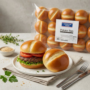 Potato Bun 4 inch – 15pcs (900g) | American Mark