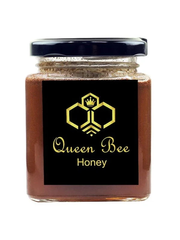 Queen Bee Honey Mixed With Cinnamon & Sesame - 350g
