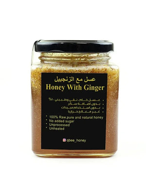 Queen Bee Honey Mixed With Ginger - 350g