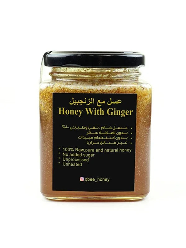 Queen Bee Honey Mixed With Ginger - 350g
