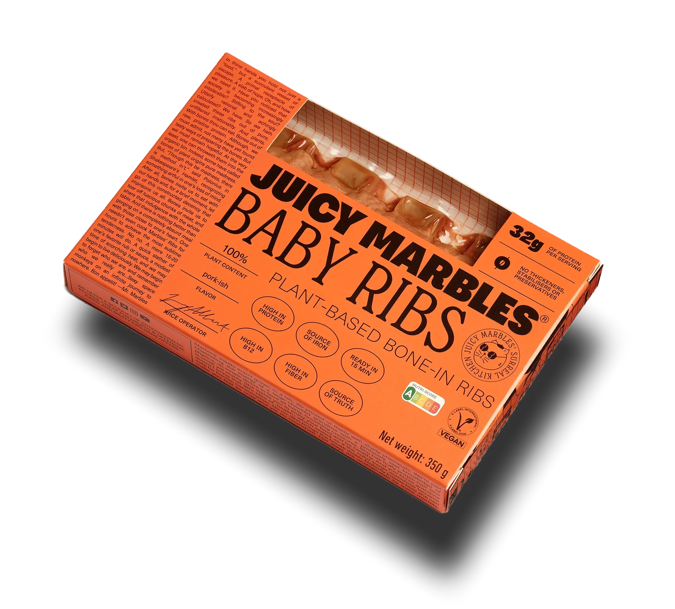 Juicy Marbles Plant-Based Vegan Baby Ribs