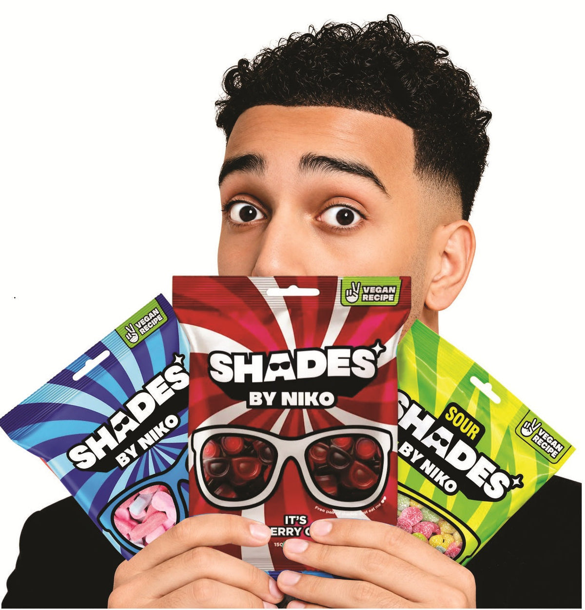 Shades By Niko Assorted Flavors Vegan Recipe 150g Each (Pack of 3)