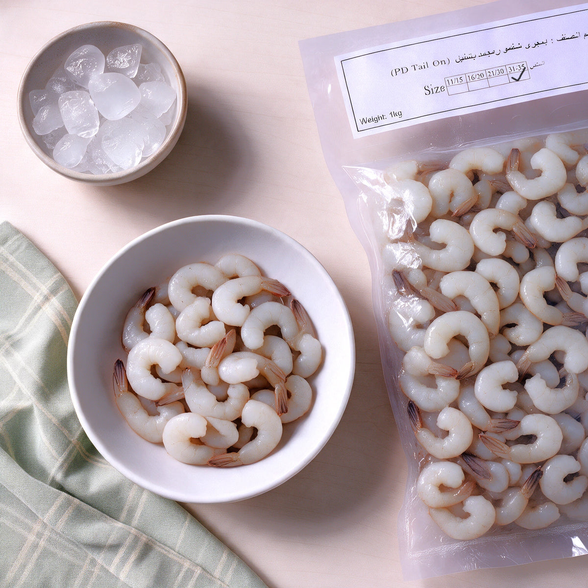 Shrimps PD Tailon 1kg (31/35)