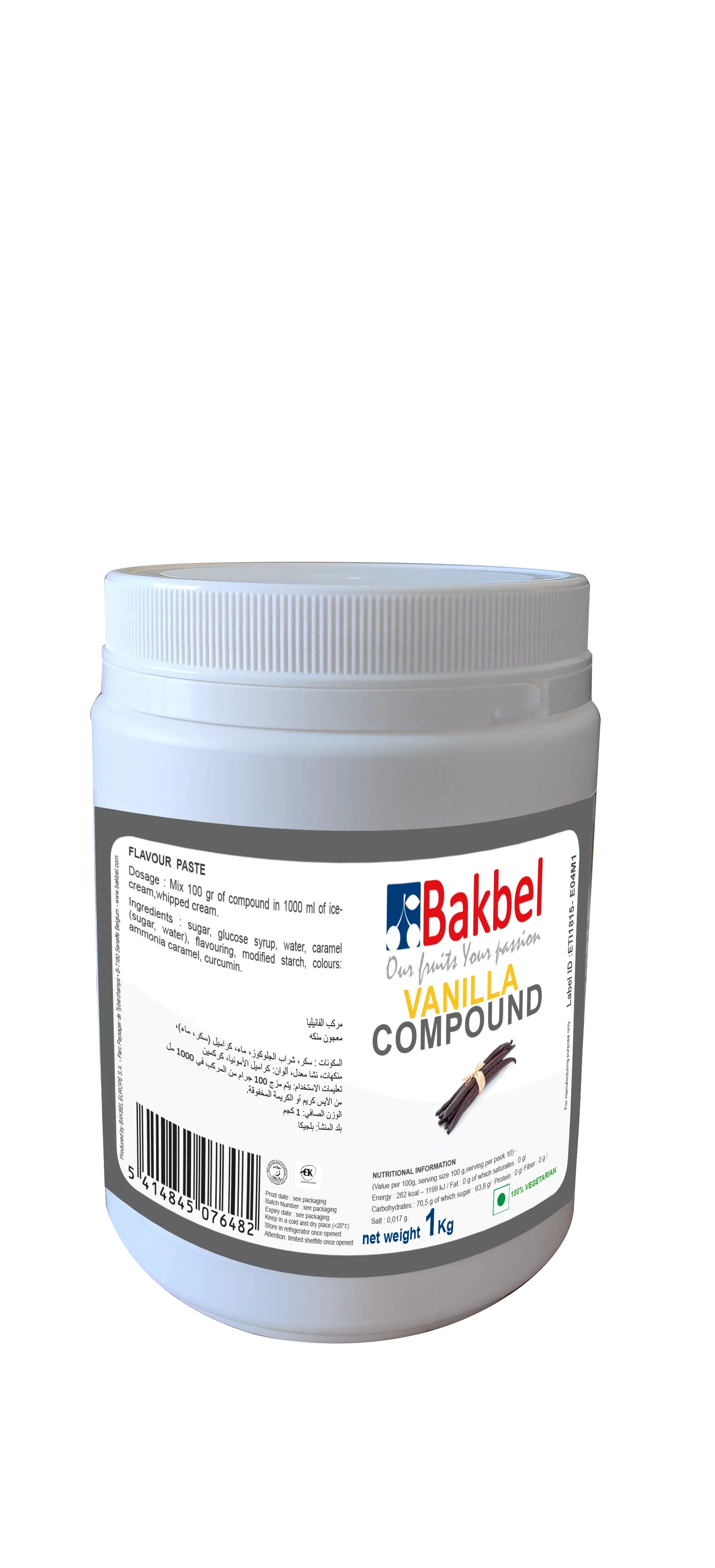 Bakbel Compound Vanilla 1Kg