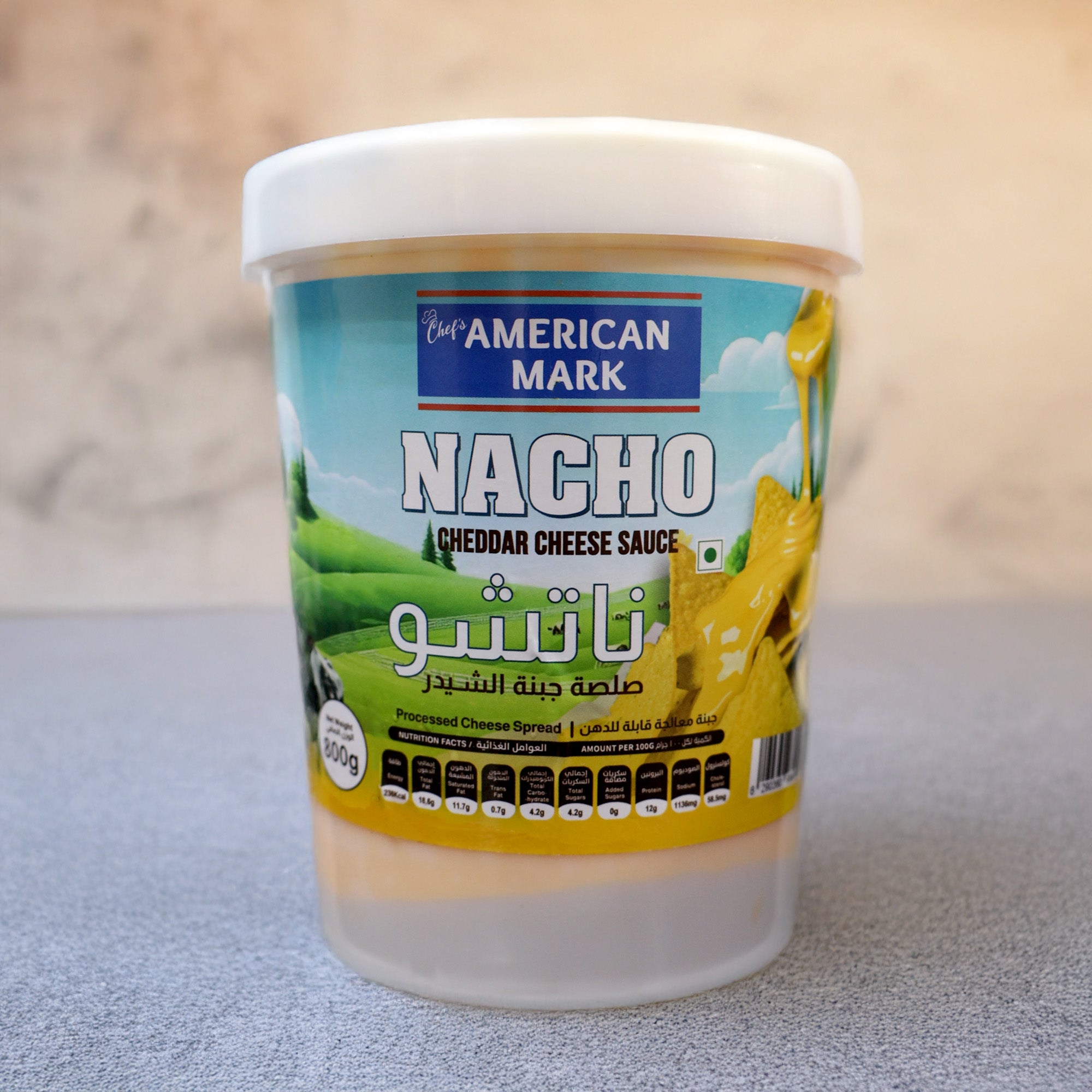 Nachos Cheddar Cheese Sauce 800g (100% Dairy)