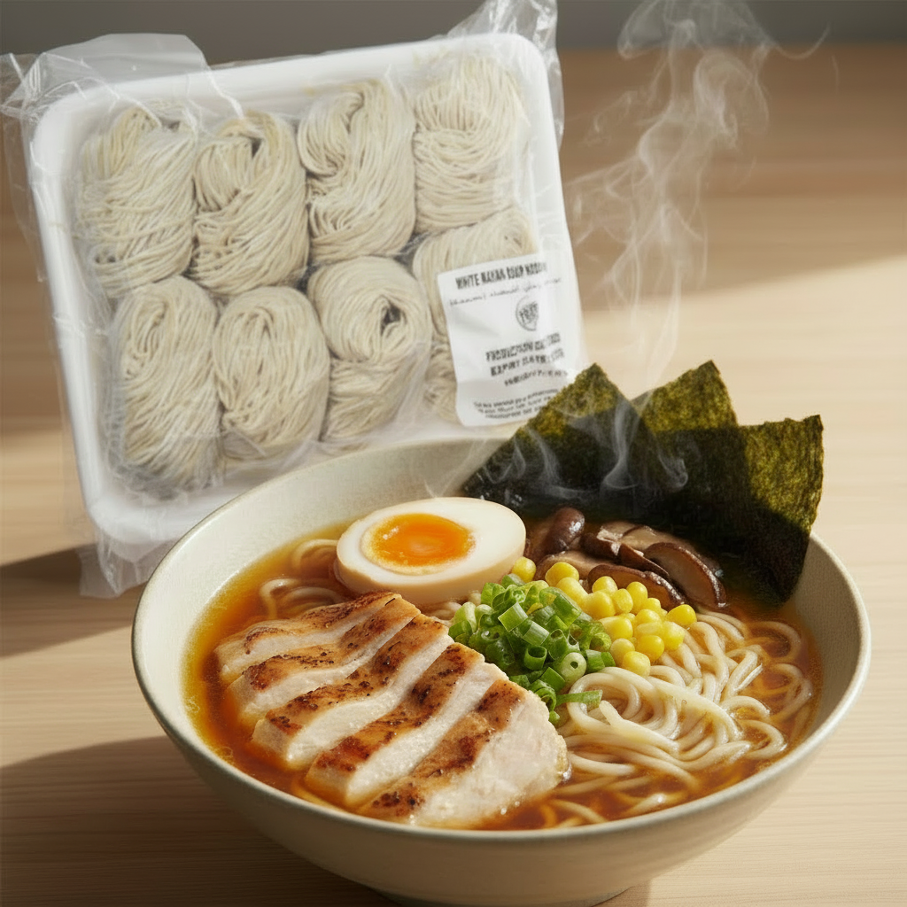 White Ramen Soup Noodles (1 Kg)